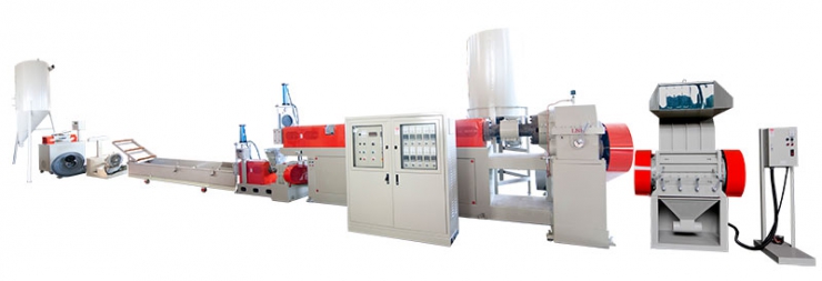Two Step Plastic Recycling Machine Equipment